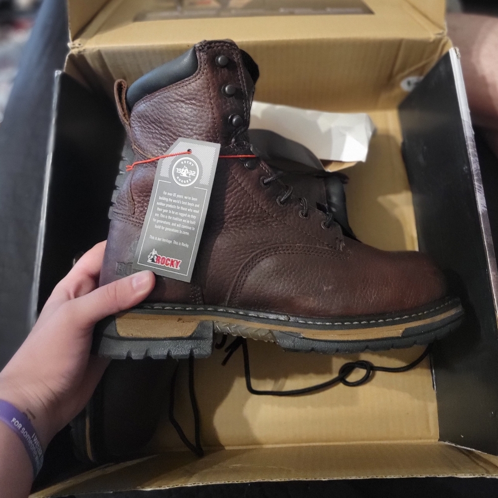 Brand New Rocky Steel Toe Boots